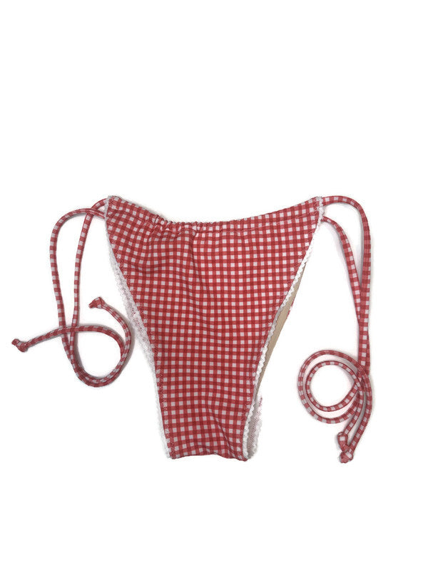 Gingham Lace Bikini