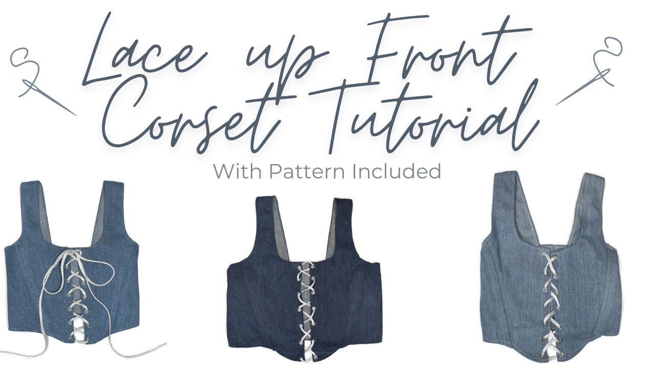 Lace Up Front Corset Pattern