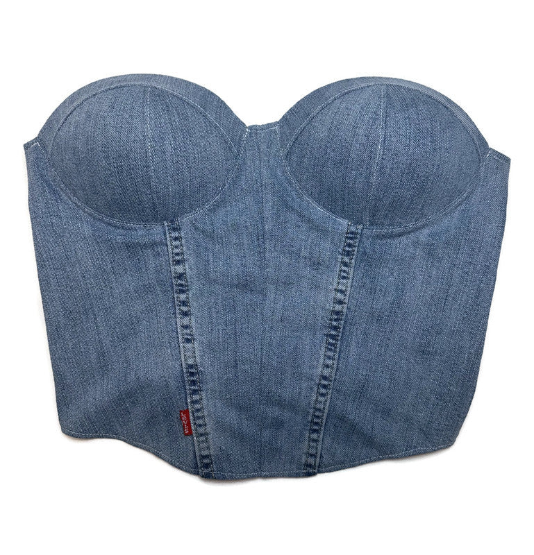 Denim Bustier - Light Wash - Levi