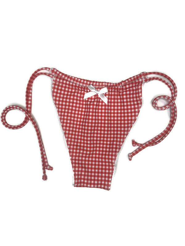 Gingham Lace Bikini
