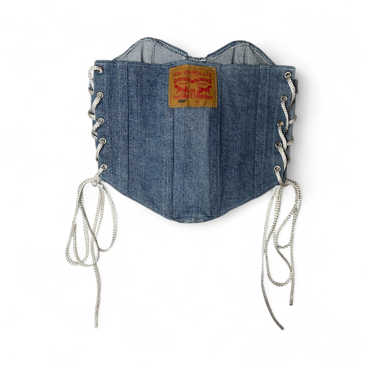 Denim Corset Strapless - Light Wash - Levi